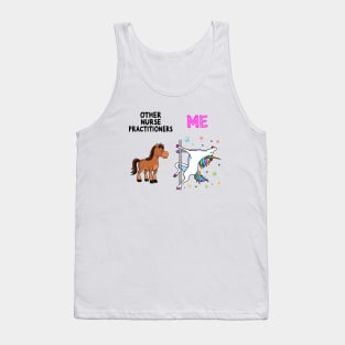 Family Nurse Practitioner Funny Unicorn Tank Top